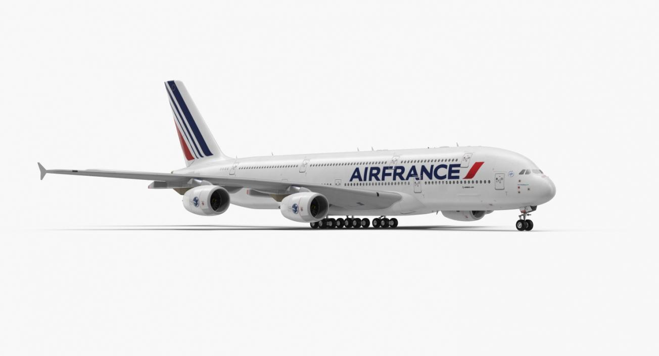 Airbus A380-1000 Air France 3D